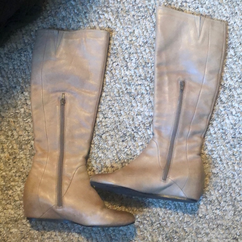 Nordstrom Leather Wedge Boots